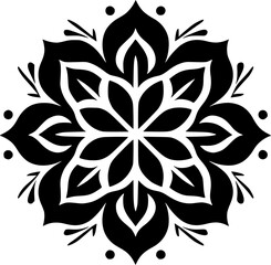 Fototapeta premium Mandala - Minimalist and Flat Logo - Vector illustration