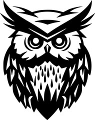 Obraz premium Owl - High Quality Vector Logo - Vector illustration ideal for T-shirt graphic