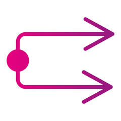 Icon Arrow is an image that shows direction or orientation. This is very helpful in guiding users or making navigation easier on apps and websites.