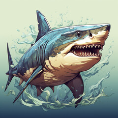 shark illustration