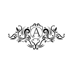 Elegant Premium Design logo Alphabet A