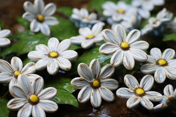 Obraz premium Porcelain Daisies