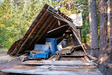Parkhurst a former logging community near present day Whistler BC. Now abandoned and returning to nature.