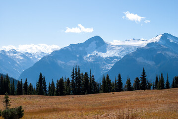 Stunning mountain and alpine vistas on Whistler and Blackcomb mountains. Part of Garibaldi...