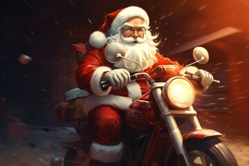 Santa Claus. Merry christmas and happy new year concept