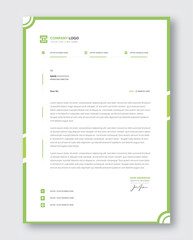 Modern business and corporate letterhead template