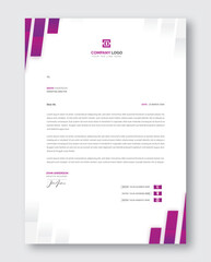 Modern business and corporate letterhead template