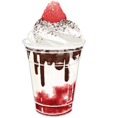 Strawberry Milk Choco Frappe