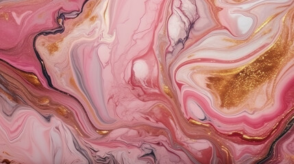 Abstract pink background. Generative AI