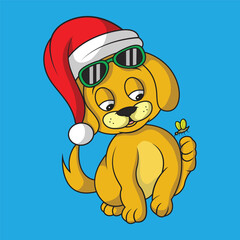 a cute dog is being bothered by bees