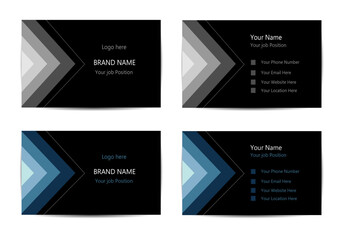 set of business cards, business card set, business card template, business card design, template design.