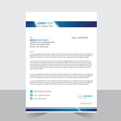 a bundle of 1 templates of different colors  a4 letterhead template, modern business letterhead  template, 
abstract business letter  and creative design, IT companyletterhead and editable vector temp