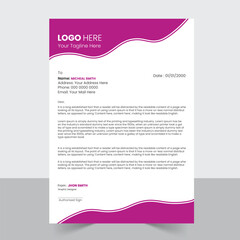 a bundle of 1 templates of different colors  a4 letterhead template, modern business letterhead  template, 
abstract business letter  and creative design, IT companyletterhead and editable vector temp