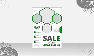 Real Estate Property flyer. This flyer templates designed exclusively for real estate and property agency, realtor and negotiator, renovation, interior design