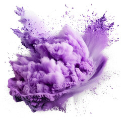 Lavender Powder Explosion , Illustration, HD, PNG