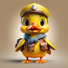 3d duck