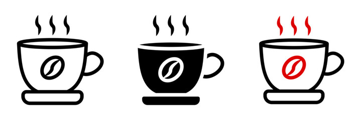 Coffee icon. sign for mobile concept and web design. vector illustration