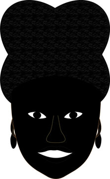 BLACK HAPPY FACE.