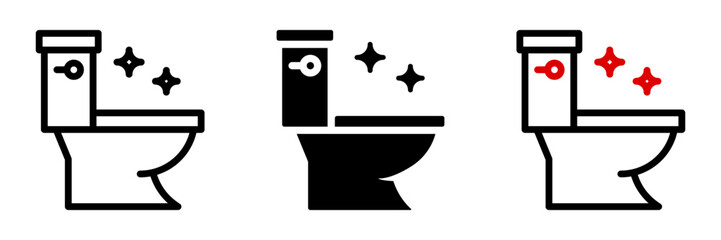 Toilet icon. sign for mobile concept and web design. vector illustration