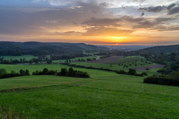 Fototapeta premium Leonberg Sonnenuntergang