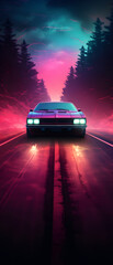 Naklejka premium Outrun