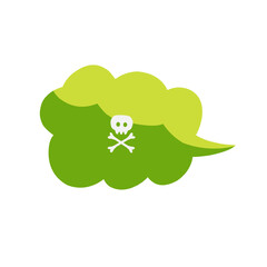 dangerous green cloud smoke