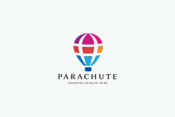 Parachute Pro Logo Template

