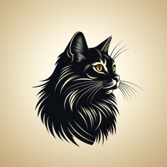 cat minimalistic avatar