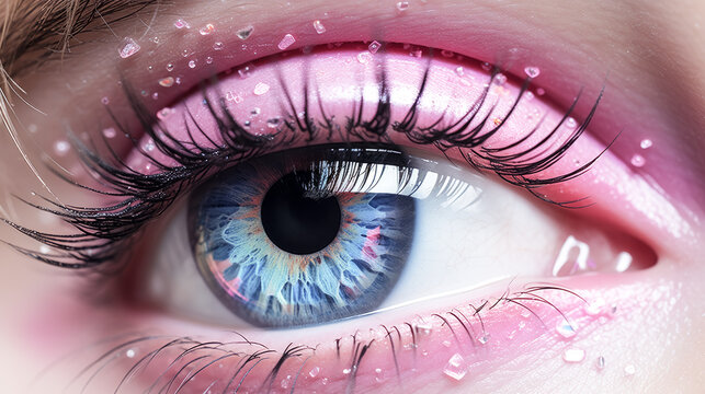 He gazed upon the scene with awe, transfixed by the beauty before him.