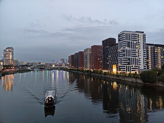 Fototapeta premium Evening walk in Moscow