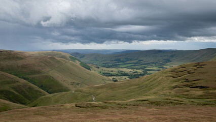 The Vale of Edale from Kinder Scout