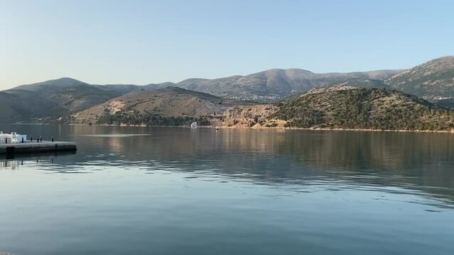 Argostoli Bay in Kefalonia, Greece
