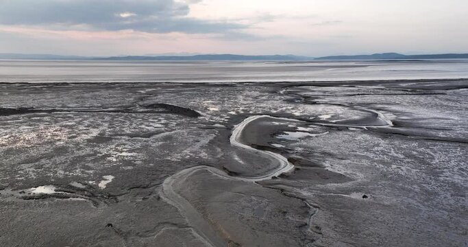 Mudflats at Morecambe bay