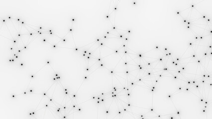 Abstract geometric white background. Plexus mesh backdrop.