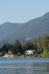 Hatzic Lake at Neilson Regional Park in Mission, British Columbia, Canada