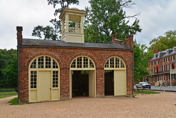 The historic Jim Browns Fort also known as the Engine building in Harpers Ferry.