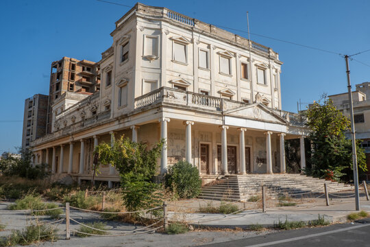 The abandoned city Varosha in Famagusta, North Cyprus. The local name is "Kapali Maras" in Cyprus