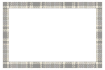 Vintage frame . Scottish border pattern retro style. Tartan plaid ornament.