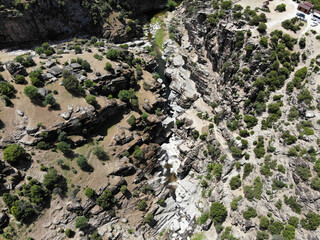 Tasyaran Valley, located in the city of Usak in Turkey, is an important tourist center with its natural formation.