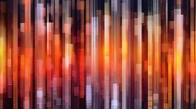 Abstract stripes wall - tech background - generative AI