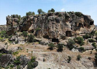 Fototapeta premium Mesotimolos Ancient City is in Usak, Turkey.