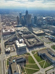 Indianapolis Indiana Aerial View