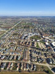 Naklejka premium Indianapolis Indiana Aerial View