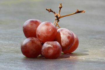 fresh and sweet red grapes
