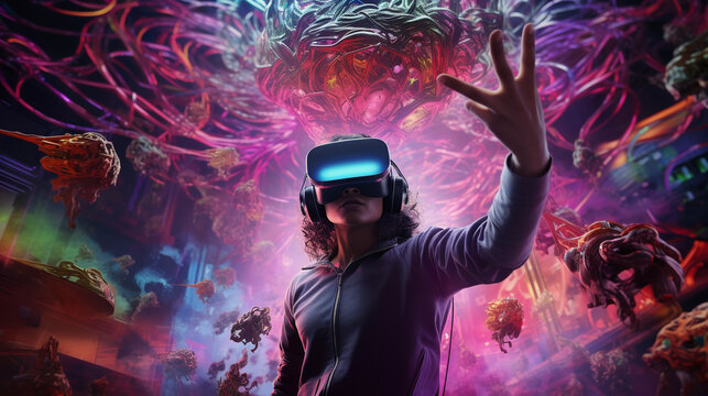 Virtual Nexus: Emotional AI Interface Amidst Cyber Spirituality