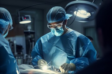 Surgeon in Advanced Operating Room