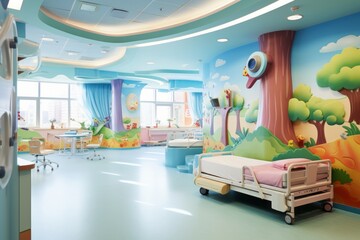 Whimsical Pediatric Ward: A Magical Healing Journey.