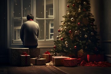 Sad and lonely Christmas