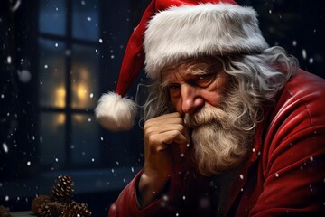 Sad Santa Claus