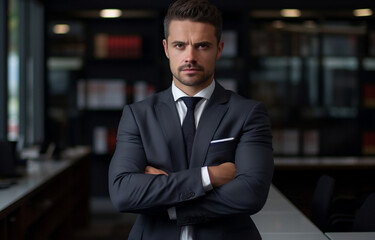Fototapeta premium Portrait of a businessman
